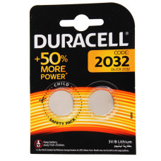 Батарейки 3V CR2032 Duracell 2шт