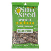 Насіння соняшника смажене класичне Преміум SunSeed м/у 90г
