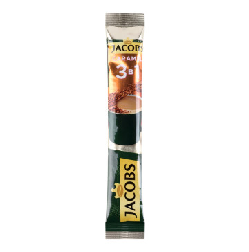 Напій кавовий розчинний Jacobs 3в1 Caramel м/у 15г