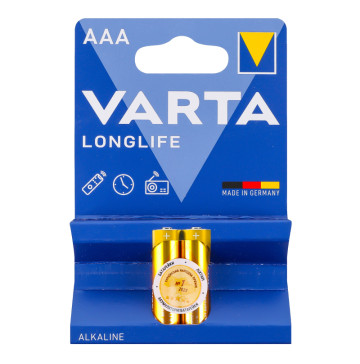 Батарейки AAА 1.5V LR03 №4103 Longlife Varta 2шт