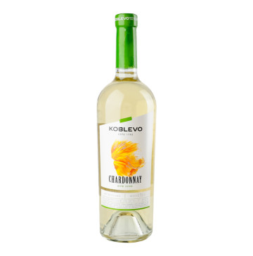 Вино 0.75л 9.5-14% біле сухе Chardonnay Koblevo пл Вино 0.75л 9.5-14% біле сухе Chardonnay Koblevo пл
