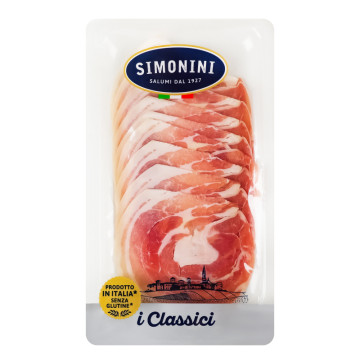 Шинка нарізка Панчетта I Classici Simonini с/в лоток 80г