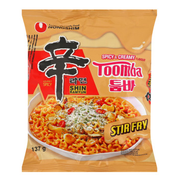 Локшина швидкого приготування Spicy&Creamy Toomba Nongshim м/у 137г