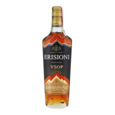 Коньяк 0.25л 40% ординарний П'ять зірок VSOP Erisioni пл