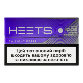 Виріб тютюновмісний для електричного нагрівання з капсулою у фільтрі Heets Twilight Pearl 20шт