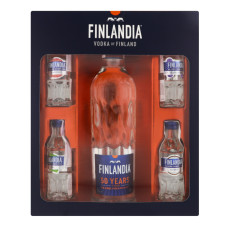 Набір горілка Finlandia 0.5л 40% + мініатюри смакових горілок Finlandia 4 * 0.05л 37.5% к/у Набір горілка Finlandia 0.5л 40% + мініатюри смакових горілок Finlandia 4 * 0.05л 37.5% к/у