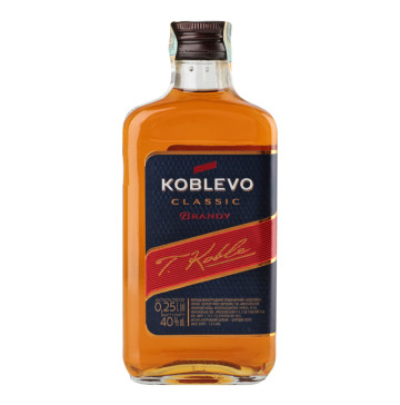 Бренді виноградний Classic Koblevo 40% с/пл 250мл