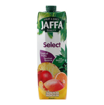 Нектар пастеризований мультифруктовий Тропічні фрукти Jaffa т/п 950мл