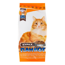 Корм сухий для котів Курка Пан Кот м/у 400г