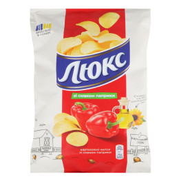 Чипси картопляні Паприка Люкс м/у 125г