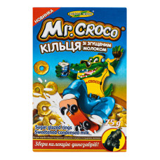 Сніданок сухий Кільця зі згущеним молоком Mr. Croco к/у 75г