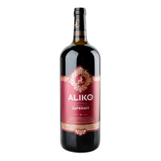 Вино 1.5л 9.7-14% червоне сухе Saperavi Aliko C&W пл