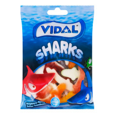 Цукерки желейні Акули Vidal м/у 90г