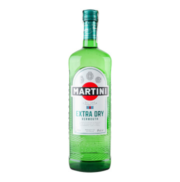 Вермут 1л 18% білий екстра сухий Extra Dry Martini пл
