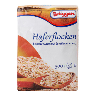 Пластівці вівсяні ніжні Haferflocken Bruggen м/у 500г