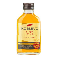 Бренді 3 зірки VS Koblevo 40% с/пл 100мл Бренді 3 зірки VS Koblevo 40% с/пл 100мл