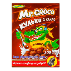 Сніданки сухі Кульки з какао Mr. Croco к/у 200г