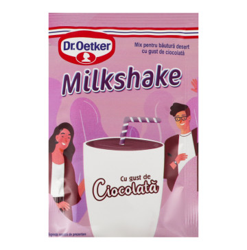 Суміш для приготування коктейлю суха на основі молока з шоколадним смаком Milkshake Dr.Oetker м/у 32г