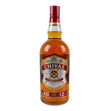 Віскі 1л 40% шотландське купажоване 12YO Chivas Regal пл