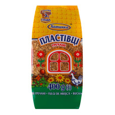 Пластівці швидкого приготування гречані Хатинка м/у 400г