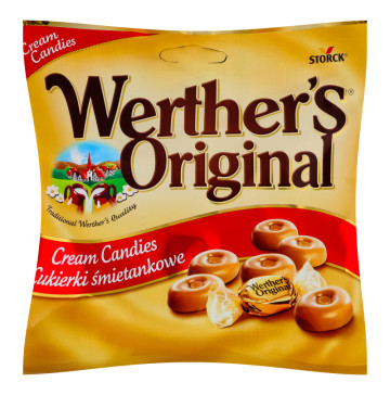 Льодяники Вершкова карамель Werther's Original м/у 90г
