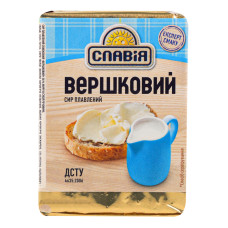 Сир плавлений 38% скибковий Вершковий Славія м/у 70г