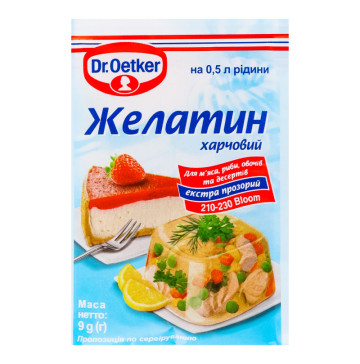 Желатин харчовий Dr. Oetker м/у 9г