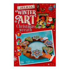 Печиво цукрове Різдвяний вінок Delicia к/у 510г