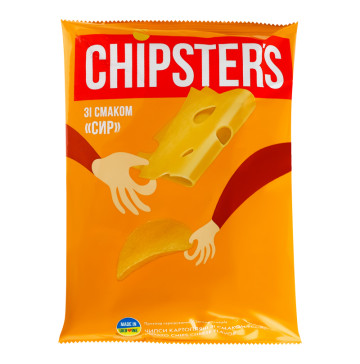 Чіпси картопляні Сир Chipster's м/у 70г