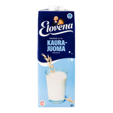 Молоко 1.5% вівсяне для каш Elovena т/п 1л