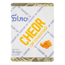 Сир плавлений 45% Chedr Біло м/у 70г