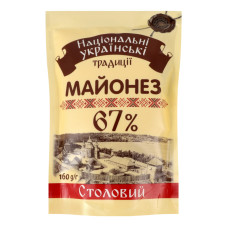 Майонез 67% Столовий Національні українські традиції д/п 160г