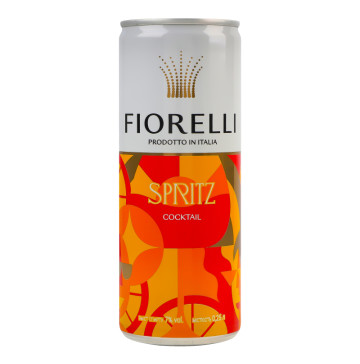 Напій на основі вина 0.25л 7% ароматизований Spritz Cocktail Fiorelli з/б