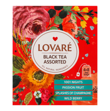 Чай чорний Assorted Lovare к/у 32х2г