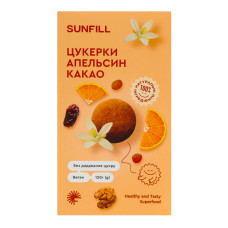 Цукерки Апельсин-какао SunFill к/у 120г