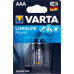 Батарейка AАA 1.5V LR03 №4903 Varta 2шт