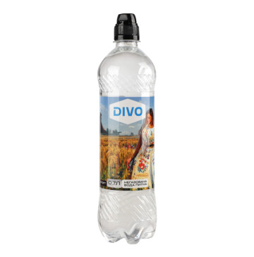 Вода питна негазована Спорт Divo Voda п/пл 0.7л