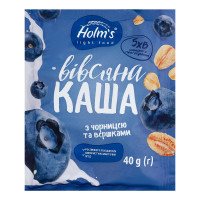 Каша вівсяна з чорницею та вершками швидкого приготування Holm's м/у 40г