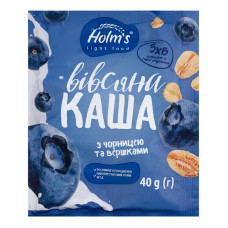 Каша вівсяна з чорницею та вершками швидкого приготування Holm's м/у 40г