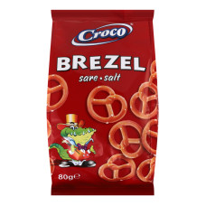 Соломка фігурна солена Brezel Croco м/у 80г