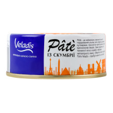 Пате із скумбрії пастеризоване Veladis з/б 100г