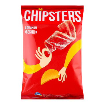 Чіпси картопляні Бекон Chipster`s м/у 130г