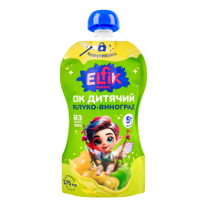 Сік для дітей від 5міс Яблуко-виноград Elfik Magic д/п 175мл