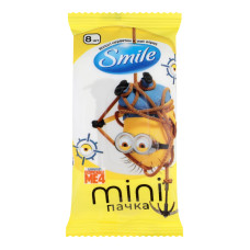 Серветки вологі Ліцензійні герої Mini Smile 8шт