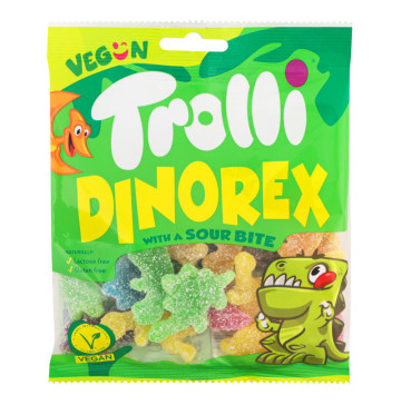 Мармелад жувальний зефірний Dino Rex Trolli м/у 100г