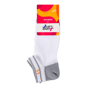 Шкарпетки жіночі Left&Right №120 03 39-41 біло-сірий
