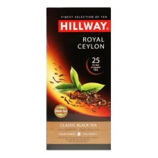 Чай чорний байховий дрібний Royal Ceylon Hillway в/с к/у 25х2г