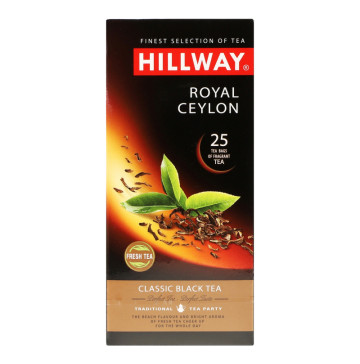 Чай чорний байховий дрібний Royal Ceylon Hillway в/с к/у 25х2г