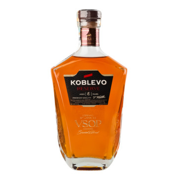 Коньяк 0.5л 40% ординарний 5 зірок V.S.O.P. Reserve Koblevo пл