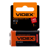 Батарейка Videx крона 6F22/9V 1шт